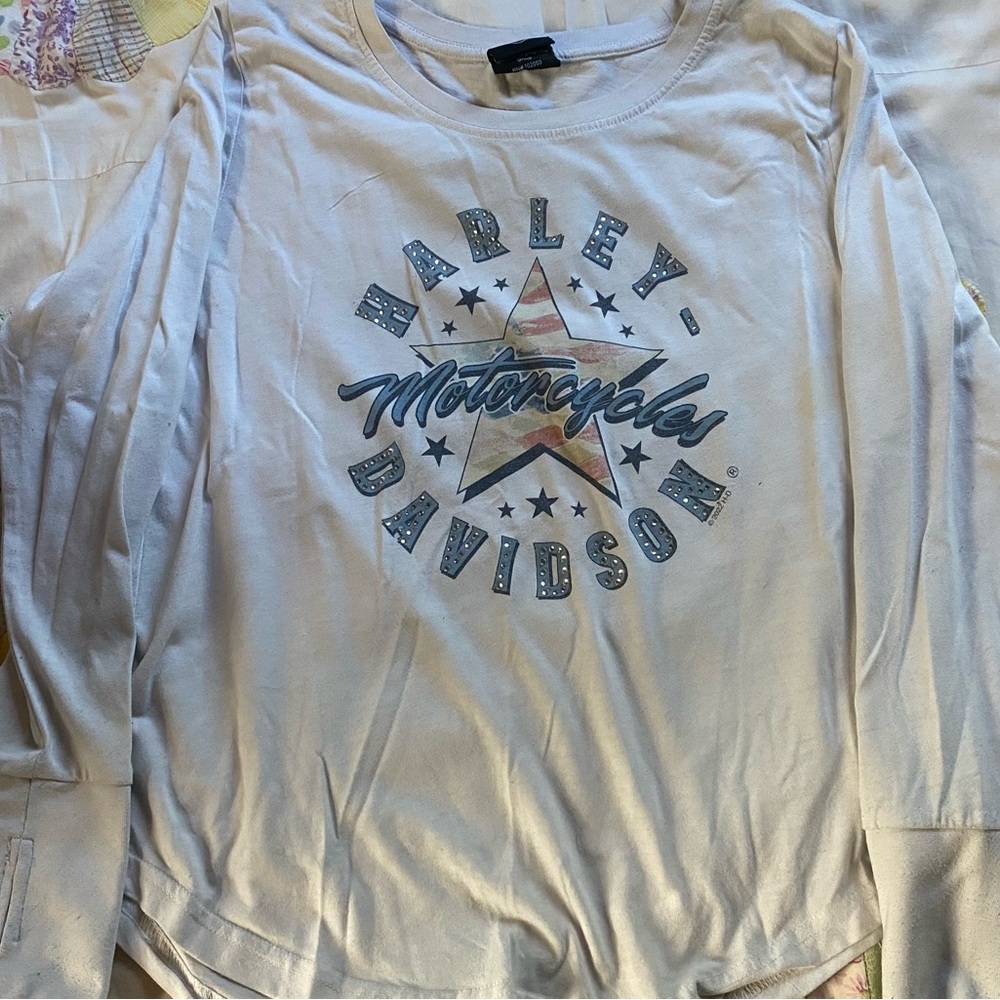 Harley-Davidson White Star Logo Shirt